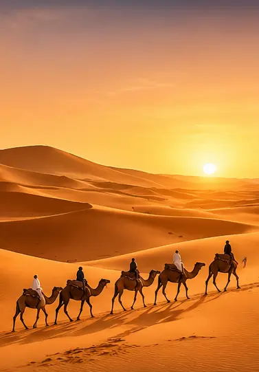 Desert landscape in Morocco